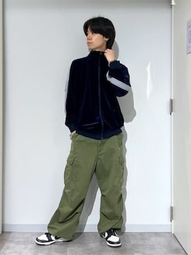 「WEGO（ウィゴー）のアイテム（ジャージ）」を使った、WEGOさん（メンズ・165cm）の夏コーディネート