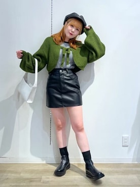「アイテム（キャスケット）」を使った、WEGOさん（レディース・160cm）の夏コーディネート