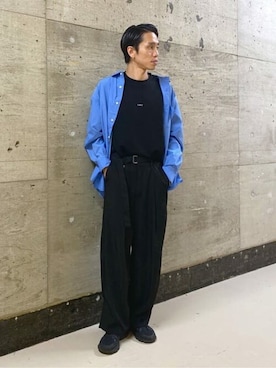 「LUCY（ルーシー）のアイテム（パンツ）」を使った、WEGOさん（メンズ・174cm）の夏コーディネート