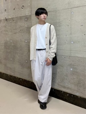 「LUCY（ルーシー）のアイテム（パンツ）」を使った、WEGOさん（メンズ・176cm）の秋コーディネート