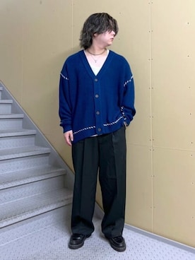 「LUCY（ルーシー）のアイテム（パンツ）」を使った、WEGOさん（メンズ・169cm）の秋コーディネート