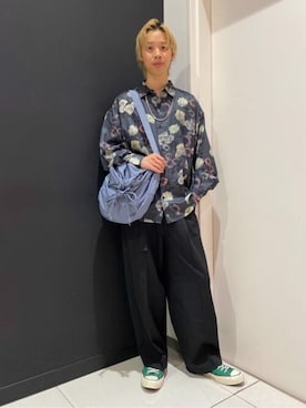 「LUCY（ルーシー）のアイテム（パンツ）」を使った、WEGOさん（メンズ・170cm）の秋コーディネート