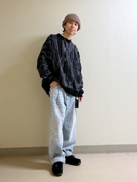 「WEGO（ウィゴー）のアイテム（ニットキャップ/ビーニー）」を使った、WEGOさん（メンズ・168cm）の秋コーディネート