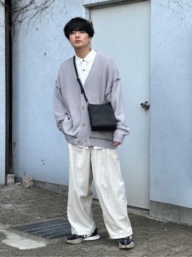 「LUCY（ルーシー）のアイテム（パンツ）」を使った、WEGOさん（メンズ・174cm）の秋コーディネート