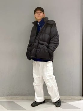 「WEGO（ウィゴー）のアイテム（ダウンジャケット/コート）」を使った、WEGOさん（メンズ・174cm）の秋コーディネート