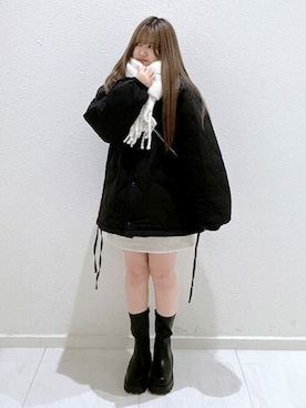 「WEGO（ウィゴー）のアイテム（ブルゾン）」を使った、WEGOさん（レディース・151cm）の秋コーディネート