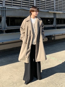 「LUCY（ルーシー）のアイテム（ジャケット/アウター）」を使った、WEGOさん（メンズ・172cm）の冬コーディネート