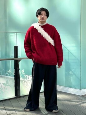 「WEGO（ウィゴー）のアイテム（スウェット）」を使った、WEGOさん（メンズ・174cm）の冬コーディネート