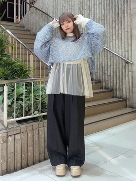 WEGOさん(レディース・146cm)の冬コーディネート