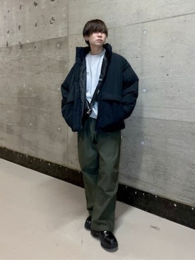 「WEGO（ウィゴー）のアイテム（スウェット）」を使った、WEGOさん（メンズ・176cm）の冬コーディネート