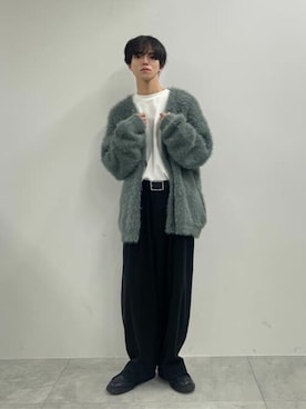 「LUCY（ルーシー）のアイテム（パンツ）」を使った、WEGOさん（メンズ・175cm）の冬コーディネート