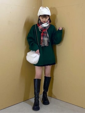 WEGOさん（レディース・161cm）の冬コーディネート