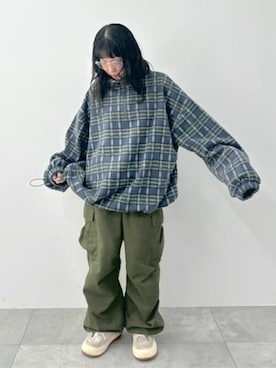 「WC（ダブル シー）のアイテム（ブルゾン）」を使った、WEGOさん（レディース・156cm）の冬コーディネート