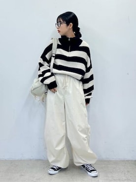 「WEGO（ウィゴー）のアイテム（バックパック/リュック）」を使った、WEGOさん（レディース・162cm）の冬コーディネート