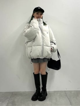 「U.S. POLO ASSN.（ユーエスポロアッスン）のアイテム（ジャケット/アウター）」を使った、WEGOさん（レディース・155cm）の冬コーディネート