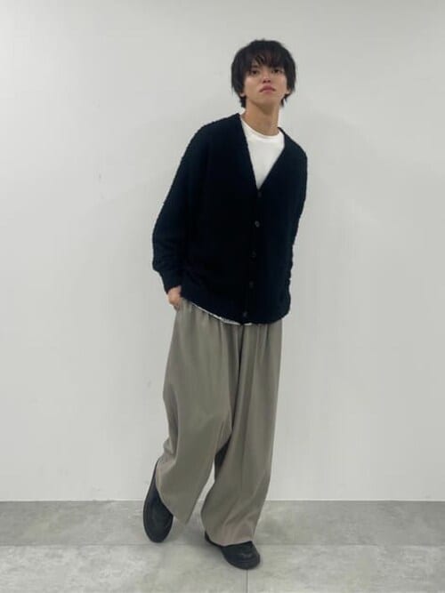 WEGO/【24年春夏新作】ツイストブークレカーディガン