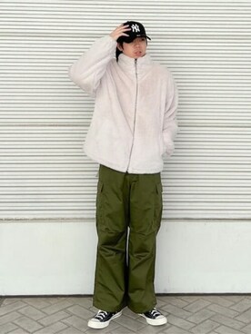 「LUCY（ルーシー）のアイテム（ジャケット/アウター）」を使った、WEGOさん（メンズ・175cm）の冬コーディネート
