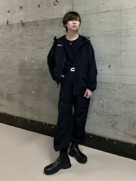 「WEGO（ウィゴー）のアイテム（ブルゾン）」を使った、WEGOさん（メンズ・176cm）の冬コーディネート