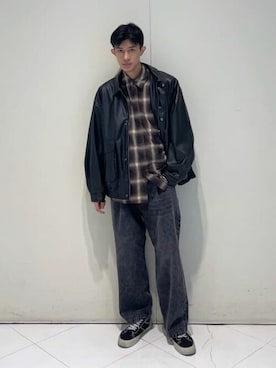 「WEGO（ウィゴー）のアイテム（ブルゾン）」を使った、WEGOさん（メンズ・179cm）の冬コーディネート