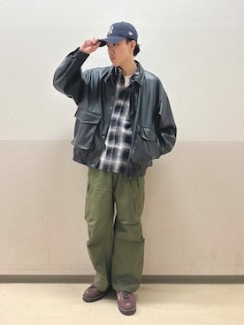 「WEGO（ウィゴー）のアイテム（ブルゾン）」を使った、WEGOさん（メンズ・176cm）の冬コーディネート