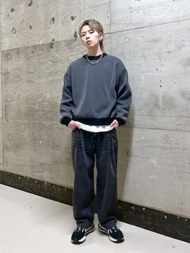 WEGOさん（メンズ・183cm）の冬コーディネート