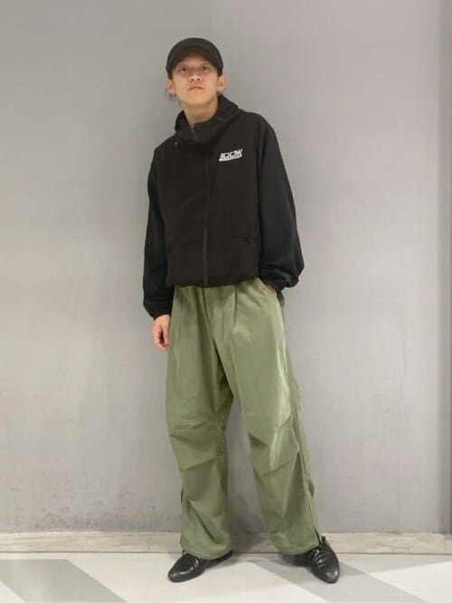 WEGO/【24年春夏新作】ナイロンフードシェルブルゾン
