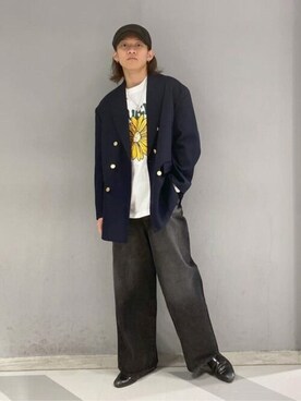 「LUCY（ルーシー）のアイテム（ジャケット/アウター）」を使った、WEGOさん（メンズ・174cm）の春コーディネート