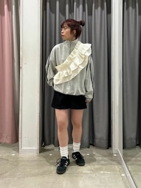 「アイテム（付け襟、その他）」を使った、WEGOさん（レディース・156cm）の春コーディネート