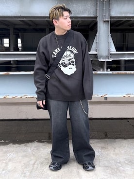 「WEGO（ウィゴー）のアイテム（シューズ）」を使った、WEGOさん（メンズ・160cm）の春コーディネート