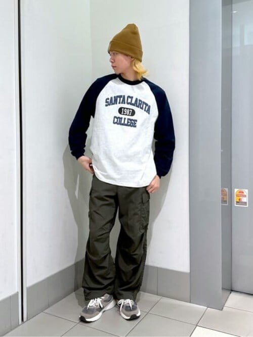 WEGO/【24年春夏新作】ナイロンカーゴパンツ