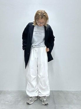 「LUCY（ルーシー）のアイテム（ジャケット/アウター）」を使った、WEGOさん（レディース・156cm）の春コーディネート