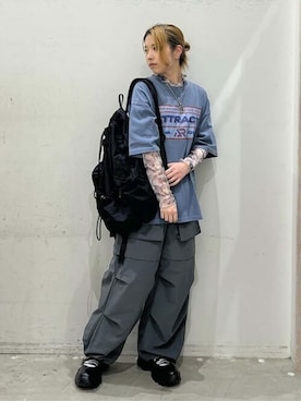 「WEGO（ウィゴー）のアイテム（バックパック/リュック）」を使った、WEGOさん（レディース・163cm）の春コーディネート