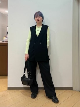 「LUCY（ルーシー）のアイテム」を使った、WEGOさん（レディース・163cm）の春コーディネート