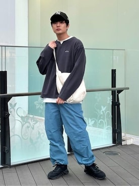 「LUCY（ルーシー）のアイテム」を使った、WEGOさん（メンズ・174cm）の春コーディネート
