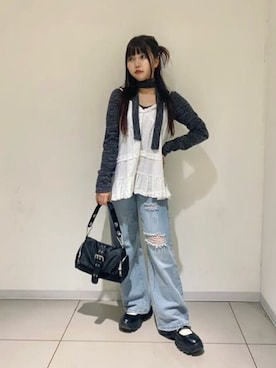 「WC（ダブル シー）のアイテム（バッグ）」を使った、WEGOさん（レディース・150cm）の春コーディネート