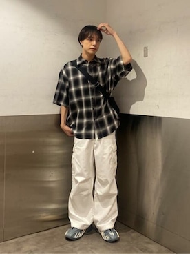 「Figments（フィグメンツ）のアイテム」を使った、WEGOさん（メンズ・177cm）の春コーディネート
