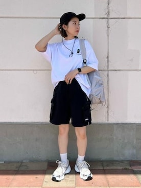 「WEGO（ウィゴー）のアイテム（バックパック/リュック）」を使った、WEGOさん（レディース・160cm）の春コーディネート