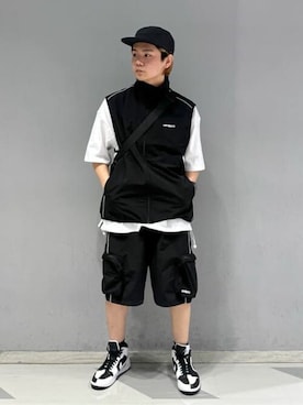 「WEGO（ウィゴー）のアイテム（キャップ）」を使った、WEGOさん（メンズ・170cm）の春コーディネート