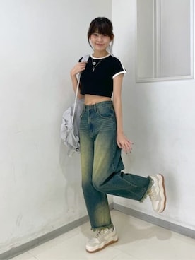 「WEGO（ウィゴー）のアイテム（バックパック/リュック）」を使った、WEGOさん（レディース・172cm）の春コーディネート