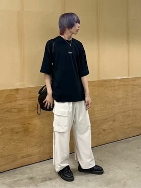 「WEGO（ウィゴー）のアイテム（バッグ）」を使った、WEGOさん（メンズ・178cm）の春コーディネート