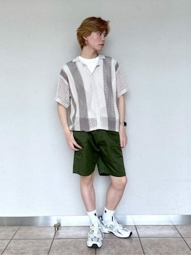 「WEGO（ウィゴー）のアイテム（チノパンツ）」を使った、WEGOさん（メンズ・173cm）の春コーディネート
