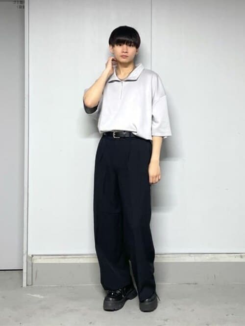 WEGO/フェイクレザープレーンベルト