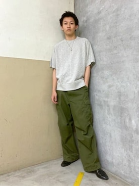 「THE STANDARD（ザスタンダード）のアイテム（スウェット）」を使った、WEGOさん（メンズ・174cm）の夏コーディネート