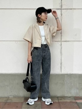 「WEGO（ウィゴー）のアイテム（パンツ）」を使った、WEGOさん（レディース・160cm）の夏コーディネート