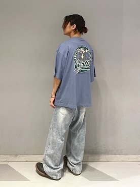 「バックロゴ」｜WEGOさん（メンズ・173cm）の夏コーディネート