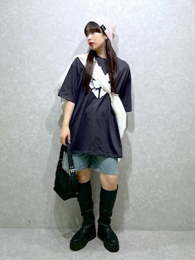 「PHILLY（フィリー）のアイテム（バッグ）」を使った、WEGOさん（レディース・162cm）の夏コーディネート