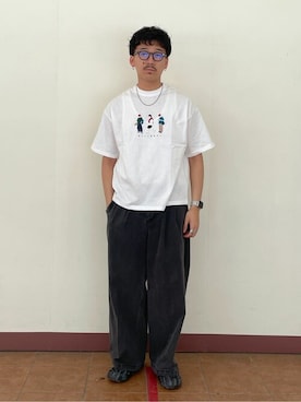 「WEGO（ウィゴー）のアイテム（アクセサリー）」を使った、WEGOさん（メンズ・180cm）の夏コーディネート