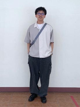 「WEGO（ウィゴー）のアイテム（バッグ）」を使った、WEGOさん（メンズ・180cm）の夏コーディネート