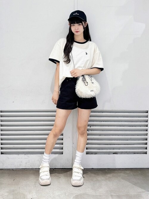 ∴WEGO/【新色追加】U.S.POLO ASSN.別注ワンポイントTシャツ