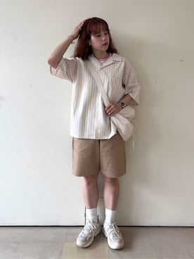 「LUCY（ルーシー）のアイテム」を使った、WEGOさん（レディース・156cm）の夏コーディネート
